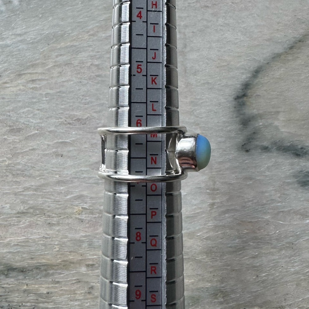 NWOT Sundance Beneath the Bay Ring, Opalite, Sterling Silver - Picture 5 of 5